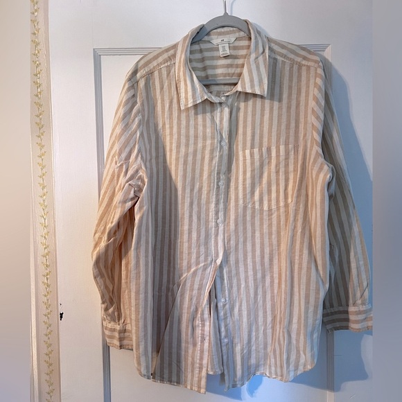 HM striped shirt NWOT - Picture 1 of 8